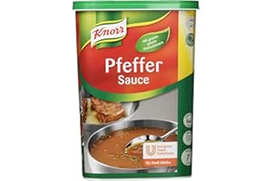 ‎KNORR Knorr Pfeffer Sauce (braune Sauce mit ganzen Pfefferkörnern) 1er Pack (1 x 1 kg)