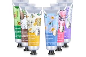 Swiecedon Lot de 6 crèmes pour les mains pour femme - Lotion pour les mains - Cadeau d'anniversaire - Crème extra hydratante - Pour femme, mère, petite amie, femme