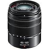 Panasonic LUMIX H-FS45150EKA G Vario 45-150 mm Interchangeable Telephoto Zoom Lens - Black
