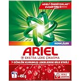 Ariel Ekstra Leke &Ccedil;ıkarma Renkliler Toz &Ccedil;amaşır Deterjanı 450 Gram 3 Yıkama