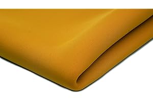 ORIENT FASHION Scuba Schiuma, Maglia spessa e leggera, neoprene 50 x 150 cm (Mostarda)