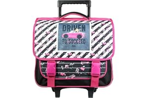 BAGTROTTER Cartable à roulettes 38 cm Barbie Voiture