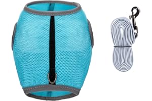 YSQEVN Arnés para Conejos Suave Arnés de Conejo Malla Chaleco con Correa Elástica Cómodo Correa Chaleco para Animales Pequeños Conejos Hámsteres Gatos