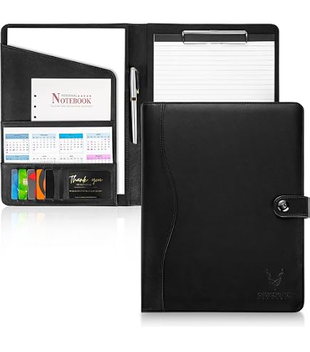 STYLIO Raccoglitore Con Cerniera In Pelle Nocciola – Organizer Per IPad, Tablet E Documenti Con Maniglia, Per Uomo E Donna
