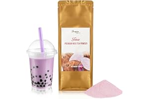 ‎THE INSPIRE FOOD COMPANY Bubble Tea Taro Milchteepulver - 200g | Authentisches Taro Teemischungspulver für Boba Tee | Hochwertige Zutaten ohne künstliche Farbstoffe | Tee im Restaurantstil zu Hause