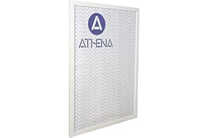 Athena White Woodgrain Thin Block Premium Wood Picture Frame 50 x 60cm - 50 x 60 cm Frame - Photo Frame - 50x60 Frame White with Clear Styrene Sheet & Wall Mounted Hook – 60 x 50 cm