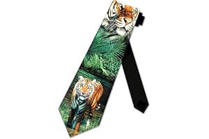 Tiger Tie Mens Neckties Tie by Three Rooker