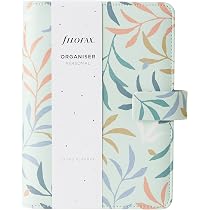 Pochette Zippée Filofax – Collection Botanical – Motifs Végétaux, Pour Stylos Et Accessoires De Bureau