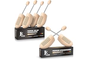 JK Trade® Embauchoirs de chaussures de qualité supérieure pour homme - En bois de lotus - Pour chaussures - Pour agrandir la forme - Pour affiner la forme - Tailles 36 à 48