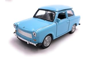 ‎H-CUSTOMS H-Customs Trabant Trabi Modellauto Auto Lizenzprodukt 1:34-1:39 Blau