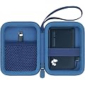 Khanka Étui de Voyage pour INIU 10000mAh 45W Power Bank, Sacoche de Rangement Rigide Compatible avec INIU P41 P41L P50 P55 P55L P73 P771 P781 Chargeur Portable, Étui Uniquement(Bleu)