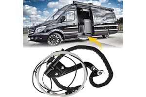 3mirrors Sliding Door Cable Left Side Track Sliding Door Cable Lower Bottom Roller Track Bottom Replacement for Mercedes Sprinter VW Crafter OE#9068203369, 2006-on