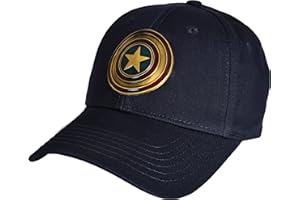 COTTON DIVISION Captain America czapka baseballowa Shield metalowe logo Marvel bawełna niebieska, wielokolorowa, jeden rozmiar