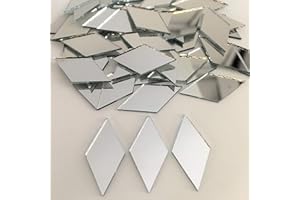 RUINUO Mosaikfliesen, Diamantform, 2,5 x 1,27 cm, klein, 150 Stück