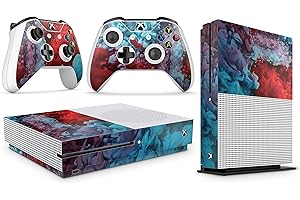 giZmoZ n gadgetZ GNG Skin Adhesivo de Vinilo de Colour Explosion de para la Consola Xbox One S + Set de 2 Skins para los Controladores