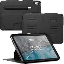 ARVOK Hülle Für IPad Air 11 Zoll (2025/2024/2022/2020) | Mit Stifthalter & Schlaf-/Wachfunktion – Stoßfestes Leder-Folio