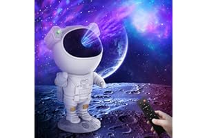 ‎DIENMERN Dienmern Astronaut Sternenhimmel Projektor Kinder - Sternenprojektor Galaxy Projector mit Auto Timer, Nachtlicht Led Sternenhimmel Astrolyte Projektor, Geschenk für Kinder und Erwachsene