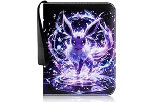 EGMELOS Sammelkarten Album, 50 Seiten 400 Karten Kapazität, Sammelalbum für Pokemon Karten, Geschenk Für Jungen Mädchen Sammler (A)