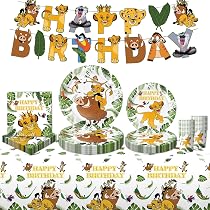 Deco Gateau Le Roi Lion, 25 Pièces Décoration Cupcake | Decoration Gateau Anniversaire Enfant, Roi Lion Happy Birthday Deco Gateau, Thème Anniversaire D'enfant Fournitures De Fête