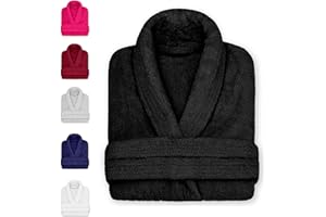 DECASATEXTIL Albornoz Mujer y Hombre - Bata Baño Unisex Ducha 100% Algodón 450g/m² – Suave, Secado Rápido y de Larga Duración