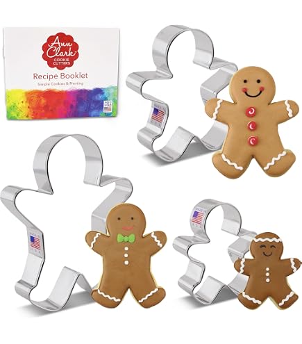Birkmann Stampo Per Biscotti Gingerman - 7,5 Cm - Plastica Grigia - 2