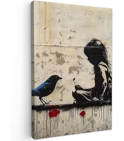Runa art Tableau Décoration Murale Afrique Girafe 200x100 cm - 5