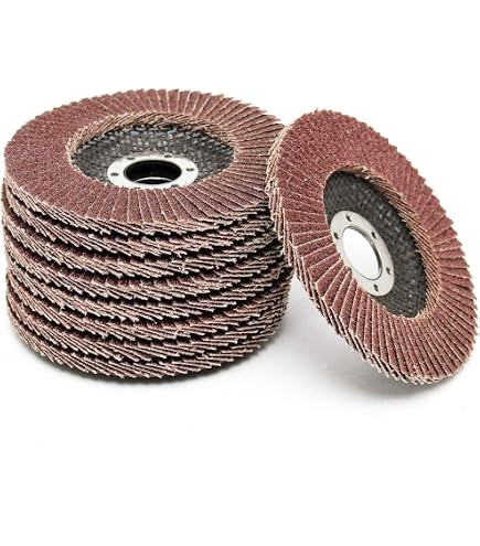 Draper 83715 Disco Lamellare In Ossido Di Zirconio 115 Mm Grana 60 - Ideale Per Levigatura E Sbavatura Su Metallo