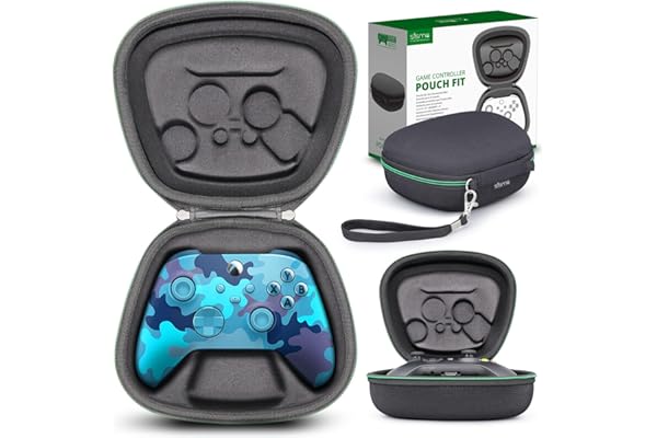 sisma Etui Rangement Compatible avec Manette sans Fil de Xbox Series X S ou Core, Pochette de Voyage pour Ranger et Protéger Manette Wireless Xbox, Housse de Transport, Noir