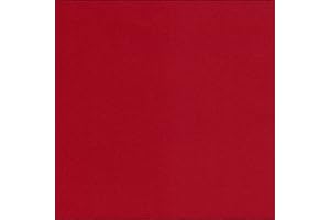 AR Easy care Box Pleated Base Valence Sheets,Plain Dyed Poly cotton, Fit Over Base (DOUBLE, RED)