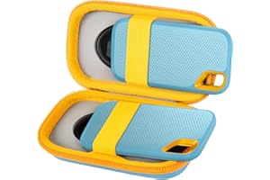 Boobowl Funda para 2 Discos Duros SSD Extreme Portable SSD 1TB/2TB/250GB/500GB, Funda también para USB 3.2 Gen 2 – SDSSDE61/SDSSDE60-G25 – (no Apto para Extreme Pro) Sky Blue