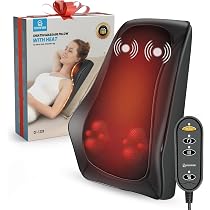 COMFIER Back Neck Massager with Heat, Shiatsu Lower Back Massager ...