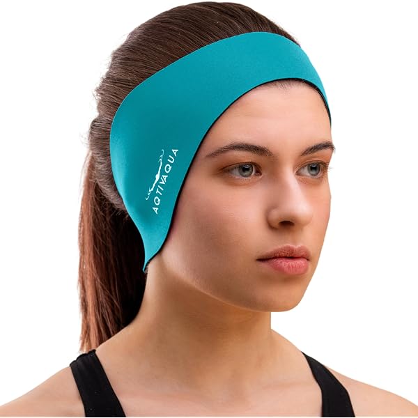 Bandeau De Piscine Ear Bandit Ultra – Taille Petite (1-3 Ans) Néoprène 4 Mm, Avec Bouchons Putty Buddies, Anti-glisse