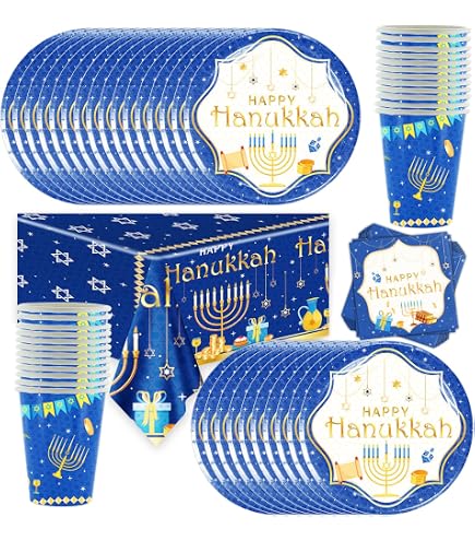 Décorations Extérieures Happy Hanukkah - Ensemble VictoryStore - Neuf - Pour Fête Hanoukka