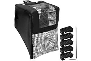 HOUSON Brass Catcher, Shooting Brass Catcher Mesh Casing Catcher Brass Shell Catcher Picatinny Mesh Brass Casing Catcher Bullet Shell CollectionL8