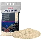 Amtra Ivory White Quartz, Extra Fine White Quartz Aquarium Sand, Freshwater or Salt Water, 0.1-0.7mm Grains, 10kg Quantity