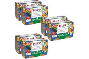 HiPP - Mon Dîner Bonne Nuit - Petites Penne Tomates Courgettes Dès 6 Mois 12 Pots de 190 g