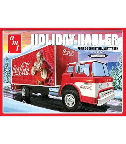 Camion Coca-Cola Noël - Oxford Diecast 1/76 - Scania T Cab 4x2 Avec Remorque