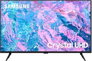 Samsung CU7020 Crystal UHD 4K 50" Smart TV, With Object Tracking Sound Lite, Gaming Hub, Crystal Processor 4K, Smart TV powered by Tizen, UE50CU7020KXXU, English Model (2024)