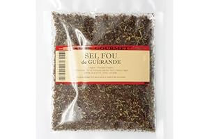 Aube-Gourmet Sel fou de Guérande en sachet économique de 1 Kilogramme