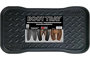 JOB SITE JobSite Plateau à Bottes Robuste, Polyvalent pour Chaussures, Animaux de Compagnie, Jardin - Chambre à Boue, entrée, Garage - intérieur ou extérieur - 38 x 71 cm – Pack de 1