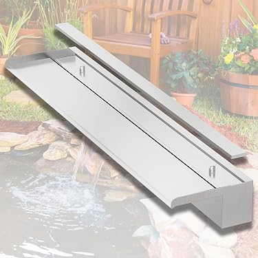 Lama D'acqua Per Piscina Pond 60cm Led Cascata In Acciaio Raffinato | Leroy Merlin