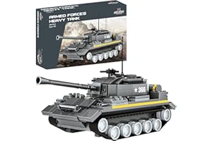 APOSTROPHE GAMES Carro Armato Pesante Blocco di costruzione Set - 340 Pezzi - Blocchi di costruzione militari