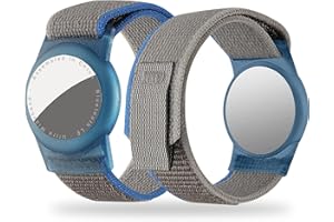 Dingfeiyu Opaska na nadgarstek dla dzieci dla dorosłych do Apple AirTag, bransoletka dla dzieci regulowana GPS Tracker pasek do zegarka zapobiegający zgubieniu uchwyt dzieci do Apple AirTag, 10*4