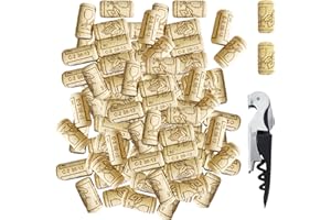 GTYHH Tappi Stampati Da 100 Pezzi E Apribottiglie Da 1 Pezzo, Tappi Per Bottiglie Di Vino Rosso, Tappi Per Bottiglie Di Vino Rosso, Accessori Per Bottiglie Di Vino