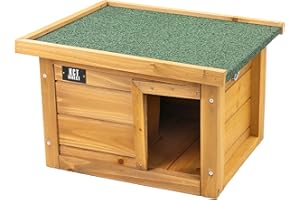 KCT Oslo Wooden Hedgehog House Outdoor Sanctuary Hibernation Hogitat Shelter