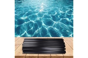 Zoegneer 33/38/45 piezas de repuesto de clip de revestimiento de piscina para revestimiento de piscina con forma de clip de repuesto para forro de piscina tira superior