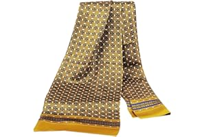 LONXU Scarf for Men,Silk Mens Scarf Fashion Gifts for Men Double Layer_Fits All Seasons