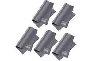 ‎FEFI FEFI - 5X Mikrofaser Brillenputztuch 15x18cm, für Brille, Handy, Laptop & Kameraobjektiv, in hochwertiger Optikerqualität