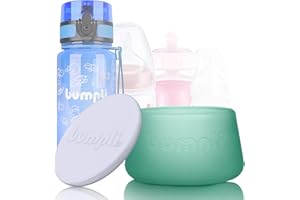 bumpli ® Flaschenlicht für jede Baby & Kinder Flasche - neueste Generation mit 3 Dimmstufen - Bekannt aus „DAS DING DES JAHRES“ - Innovatives Nachtlicht mit Akku und Timer