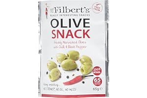 Mr Filbert's Chilli & Black Pepper Olives 8 x 65g